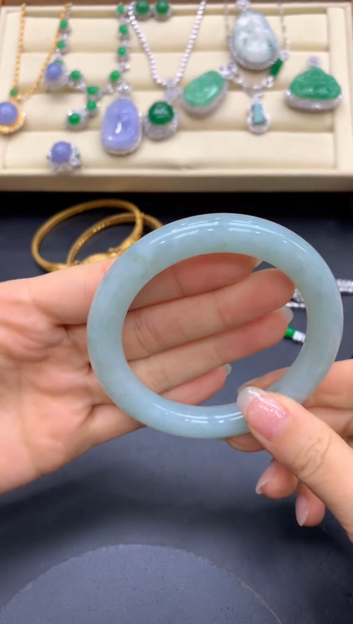 【闪购商品】翡翠手镯未镶嵌226-中国好珍宝