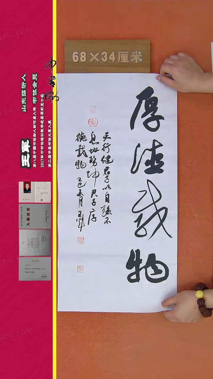 【闪购商品】书法281王军书法作品