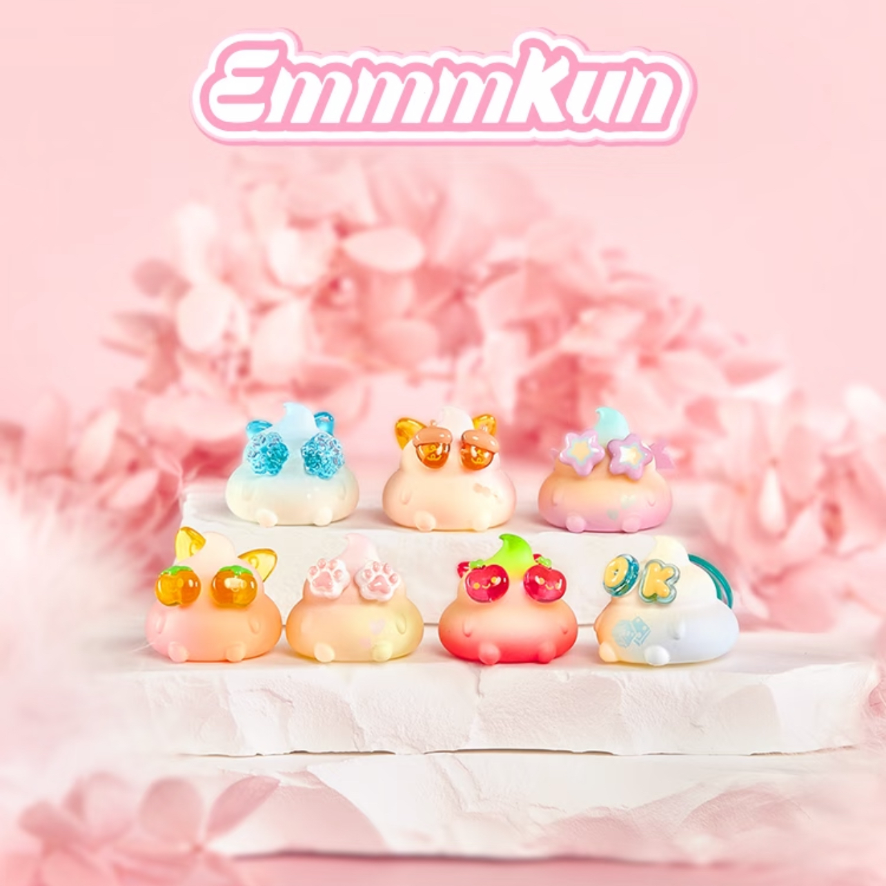【拆盒】【补差价】EmmmKun眼碌碌萌萌系列潮玩盲盒萌粒摆件