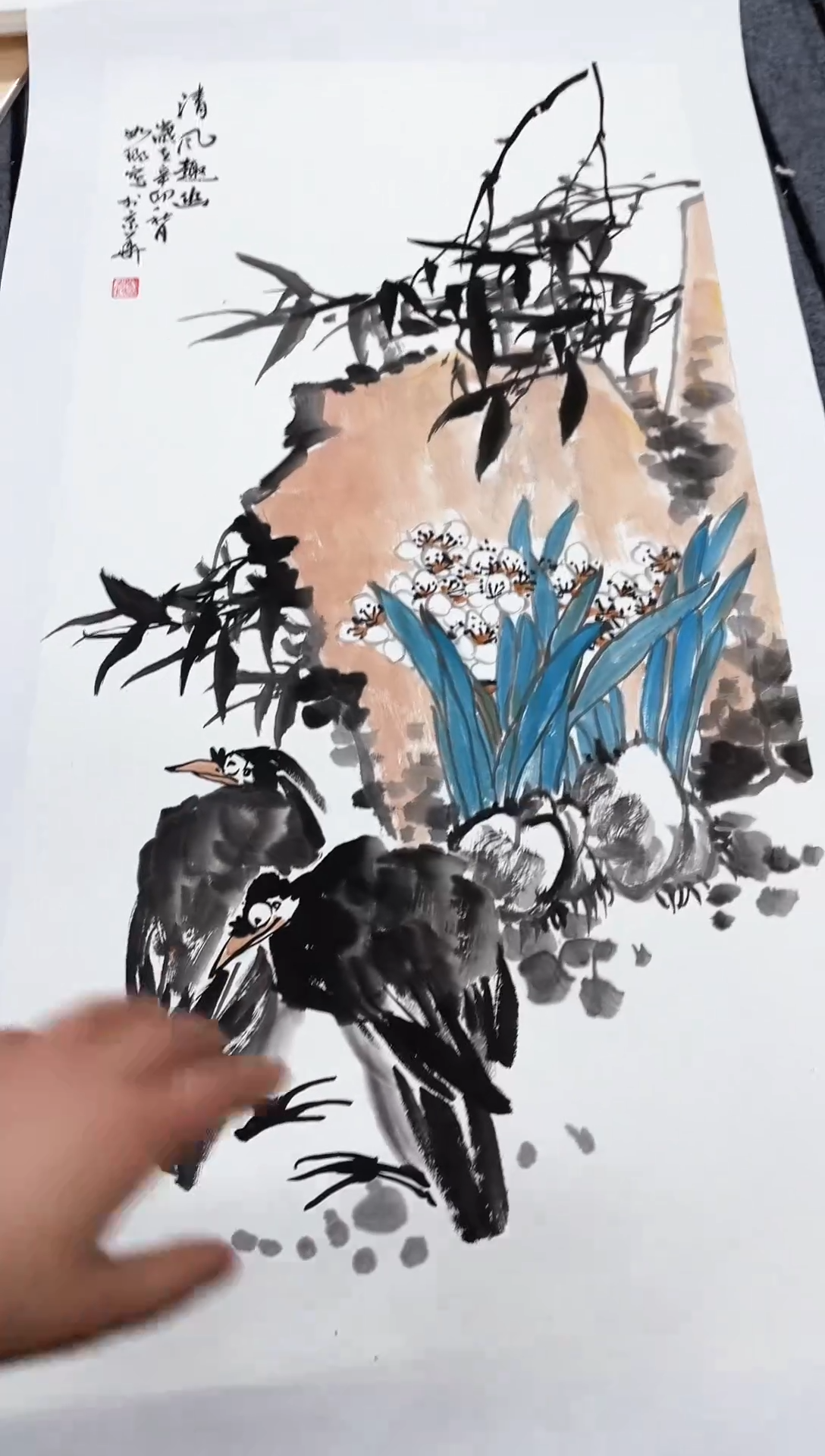 精品国画花鸟作品