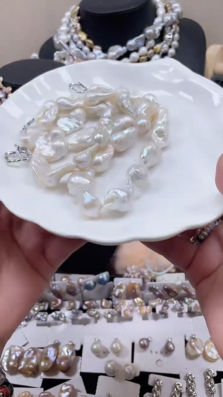 未镶嵌项链淡水珍珠【纯恬饰品】（多样性发货发一）