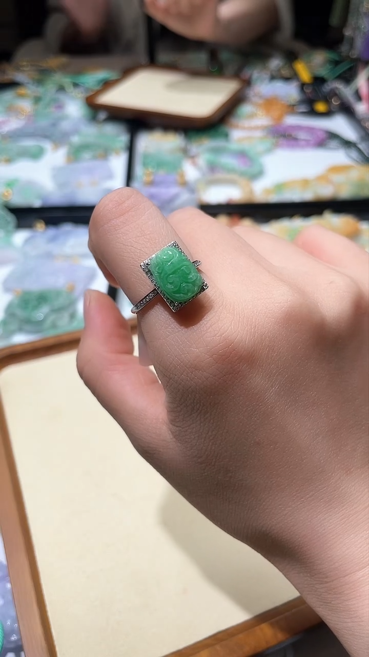 【闪购商品】翡翠戒指未镶嵌戒指