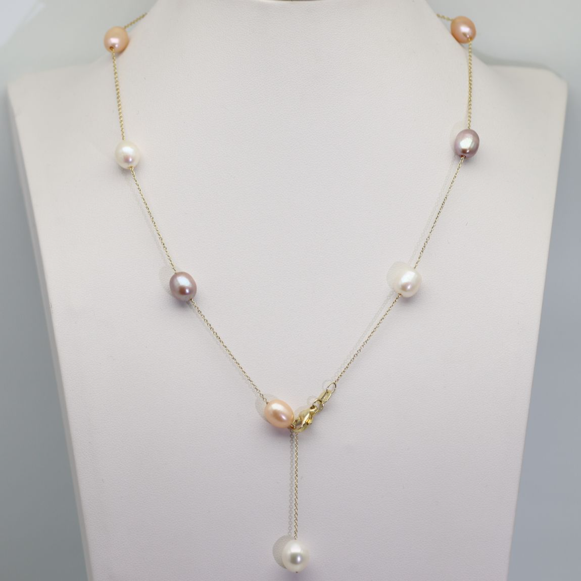 432 混彩色满天星珍珠项链