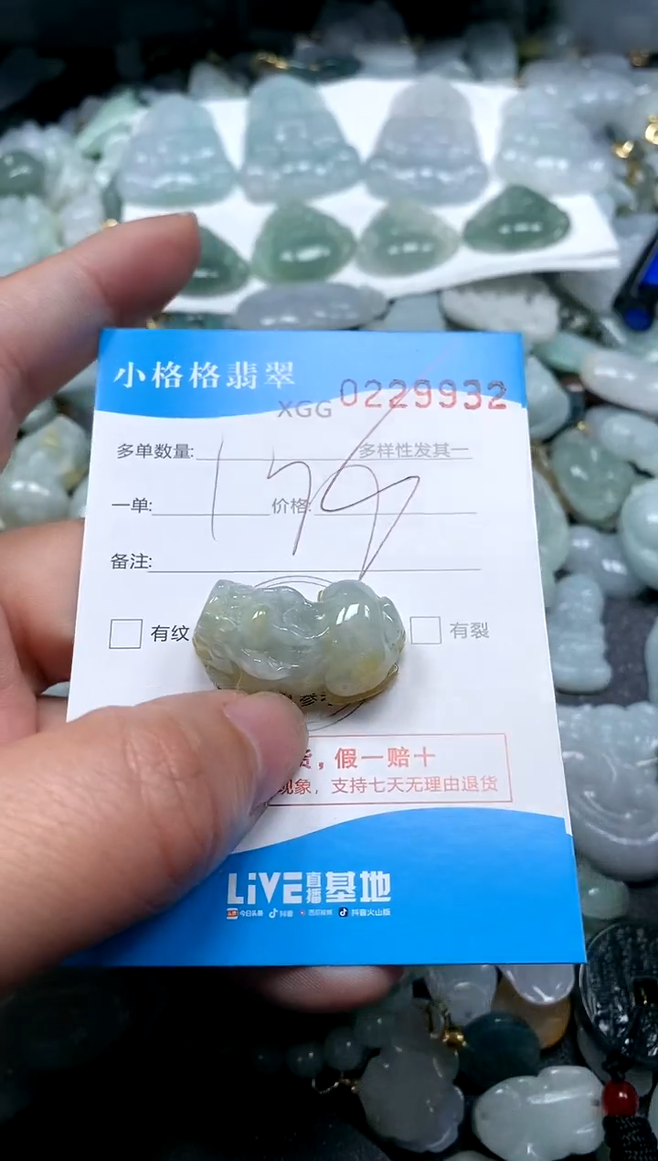 【闪购商品】翡翠颈饰未镶嵌闪购商品0229932