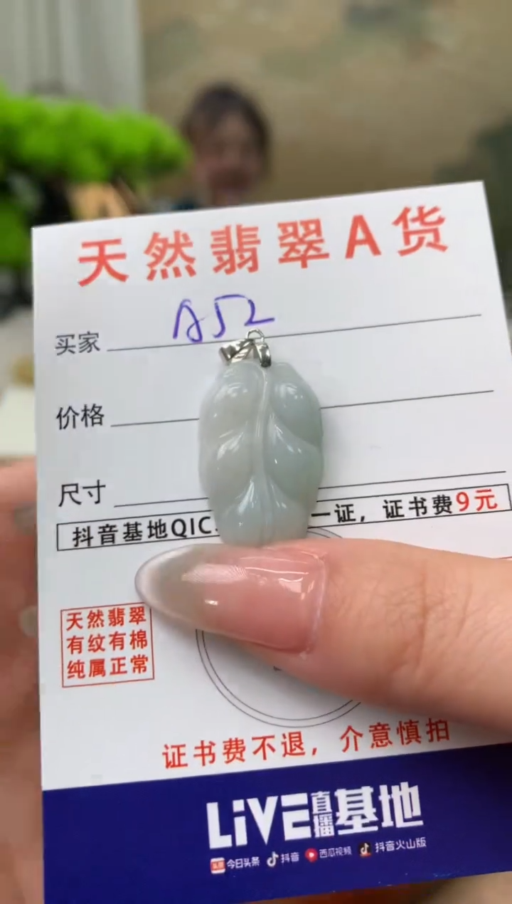【闪购商品】翡翠颈饰未镶嵌天然A货翡翠挂件