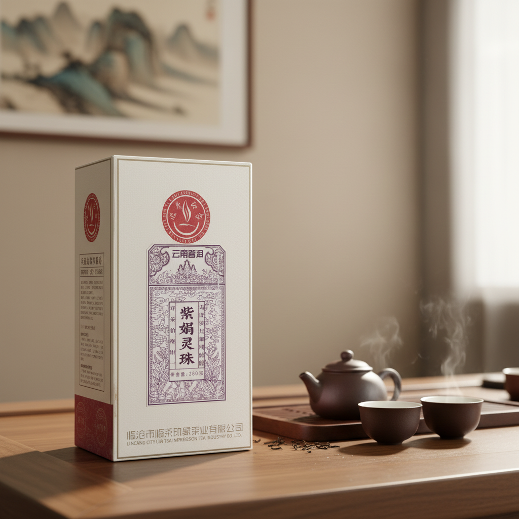 2011年-紫鹃灵珠-7g一颗250g一盒-龙珠-普洱茶-生茶
