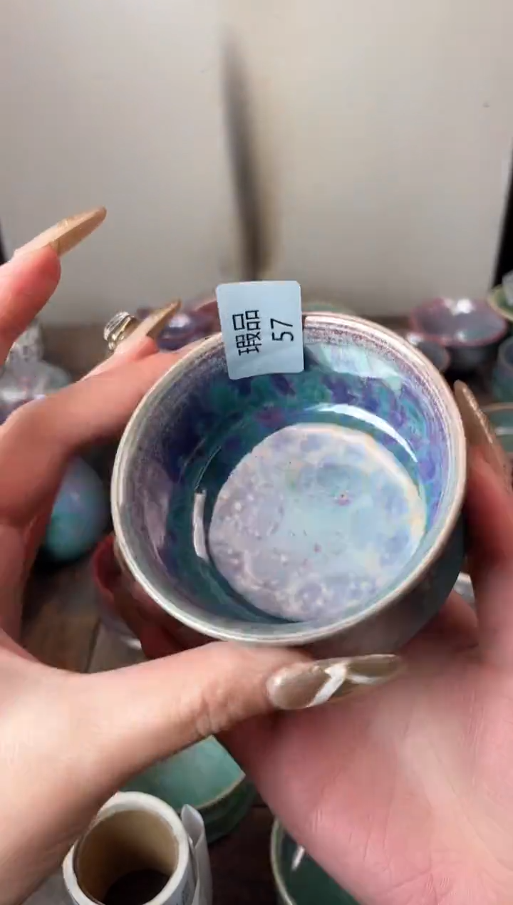 【闪购商品】摆件钧瓷手工茶器窑变