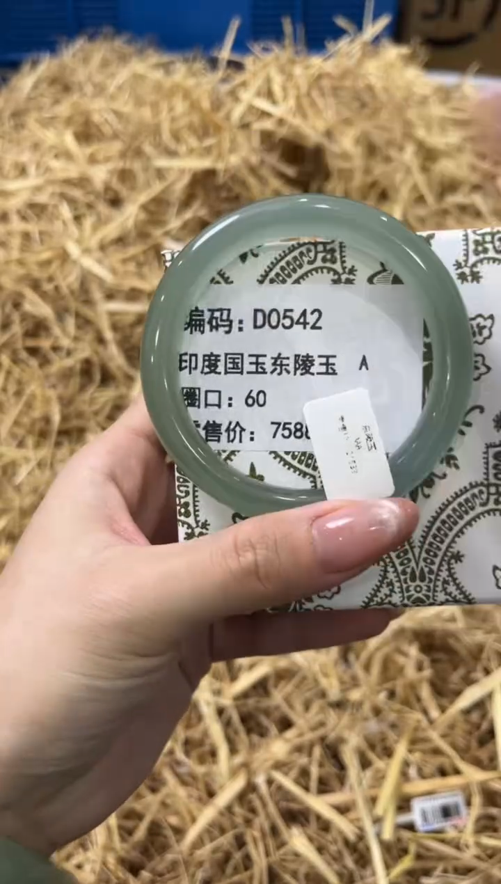 未镶嵌手镯石英质玉D0542