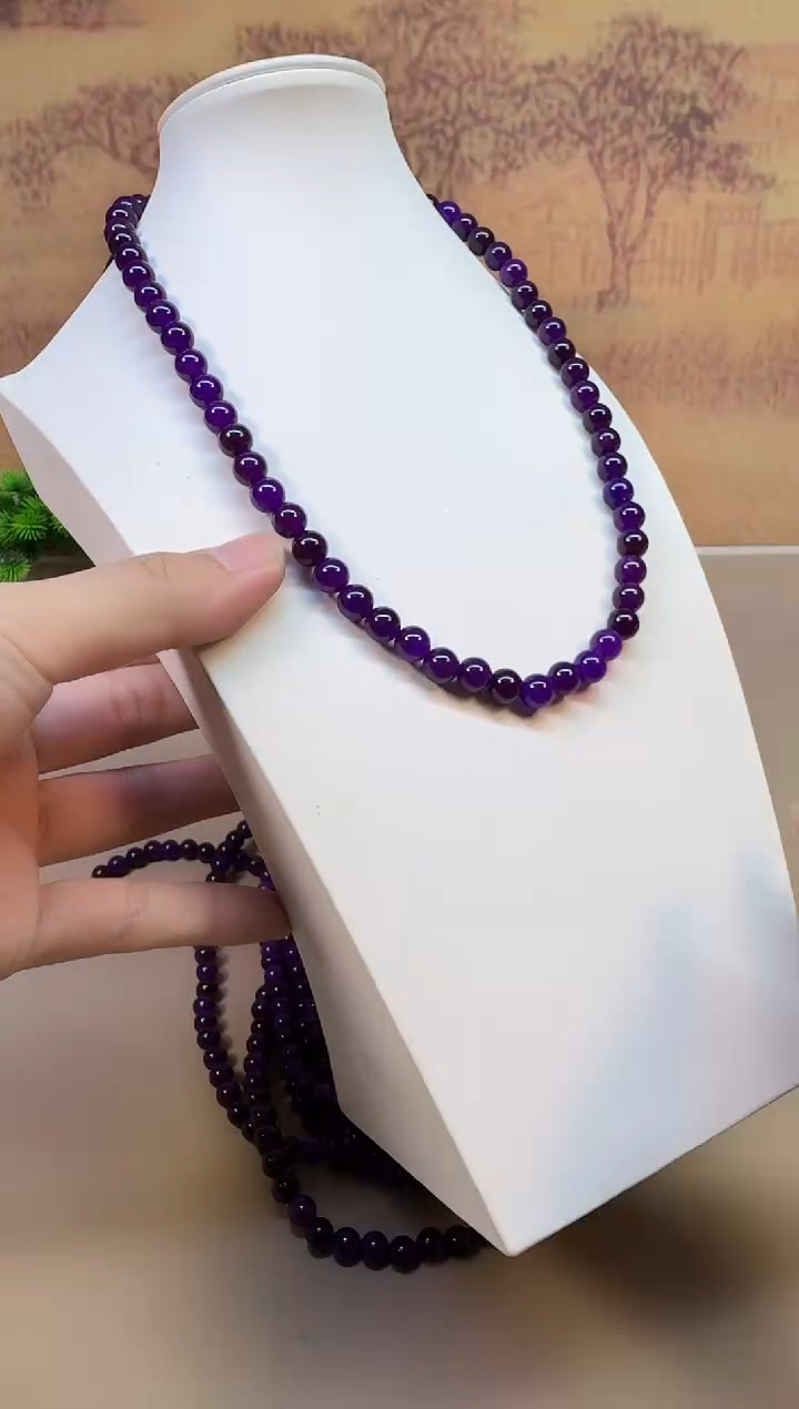 苏纪石（舒俱来）银S925镶嵌颈饰A073 