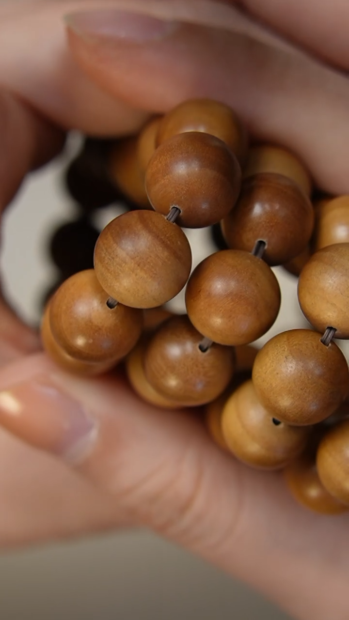 【闪购商品】檀香木手串/手链老山檀香1.2圆珠单圈香水料