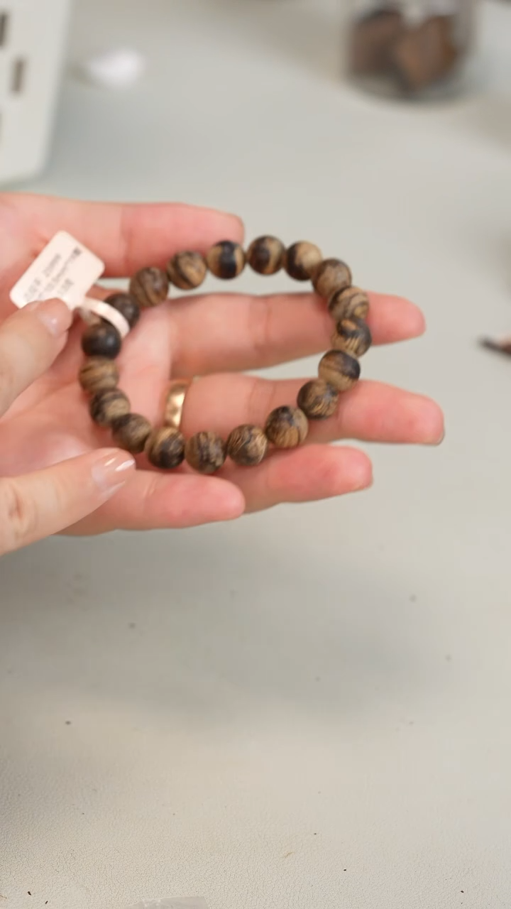 沉香手串达拉干9分沉10.5规格10.3克