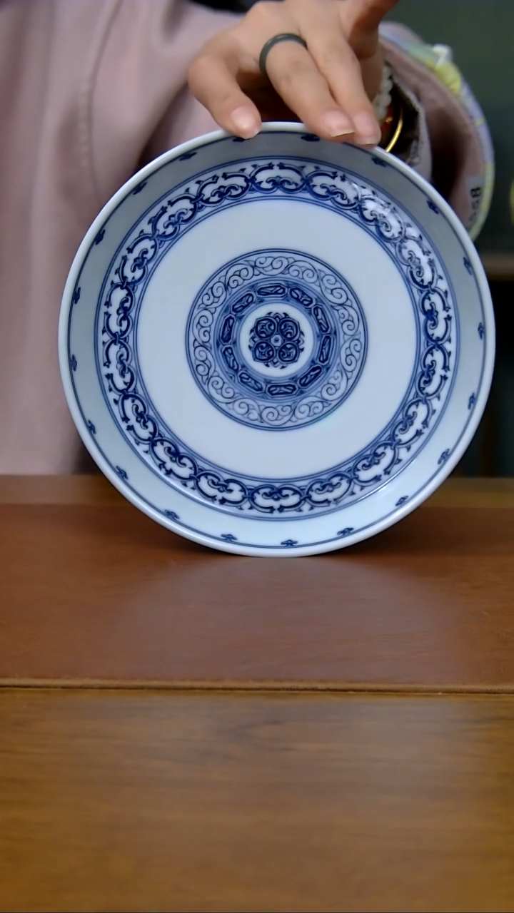 【闪购商品】陶瓷宝相纹壶承（新款）       