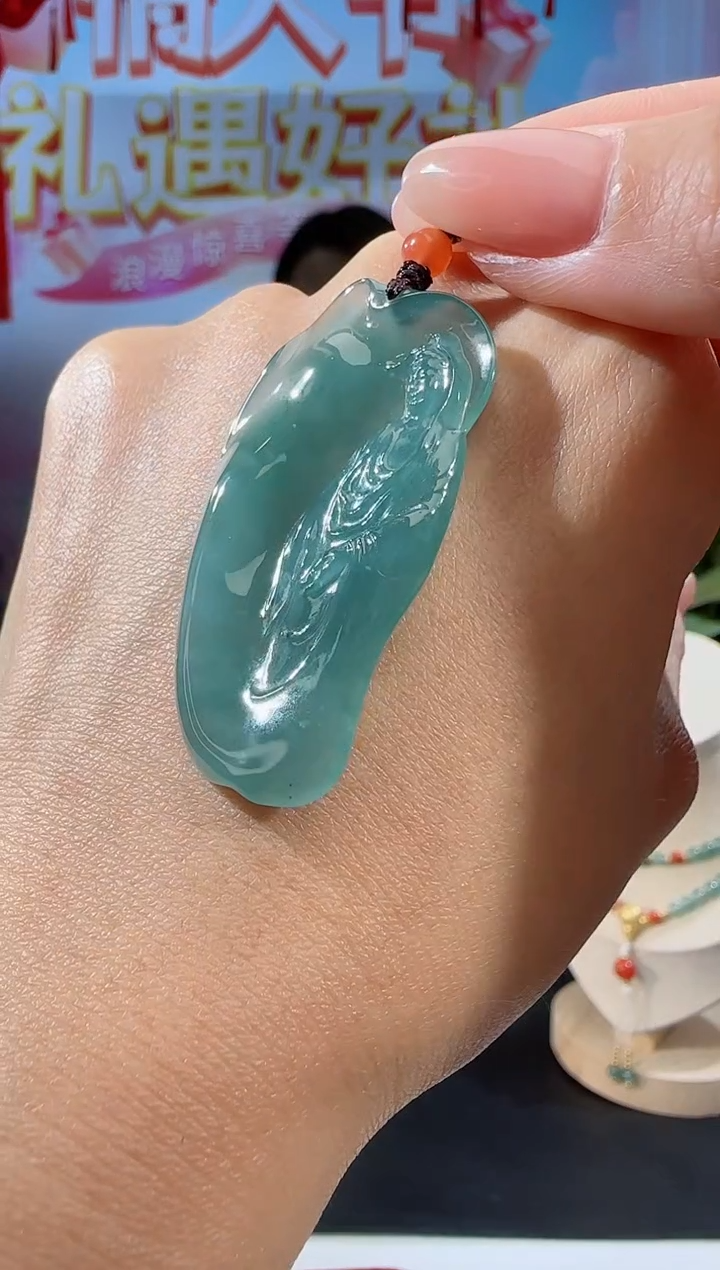 【闪购商品】翡翠吊坠(不含链)未镶嵌观音