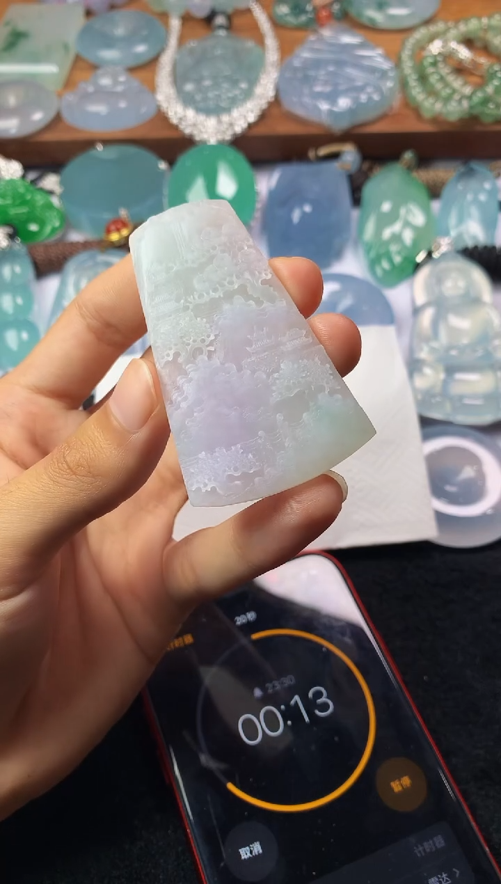 定制翡翠未镶嵌3574毛货不退不换