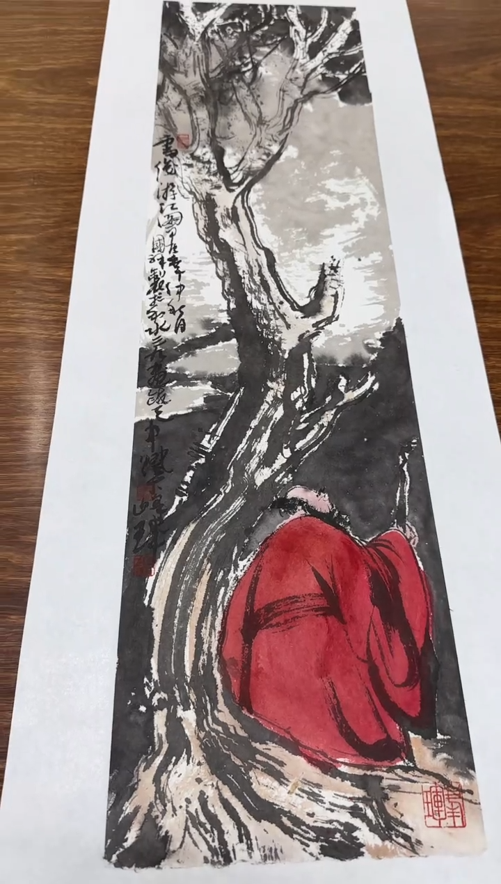 国画y天津人美-张国祥1平尺国画作品