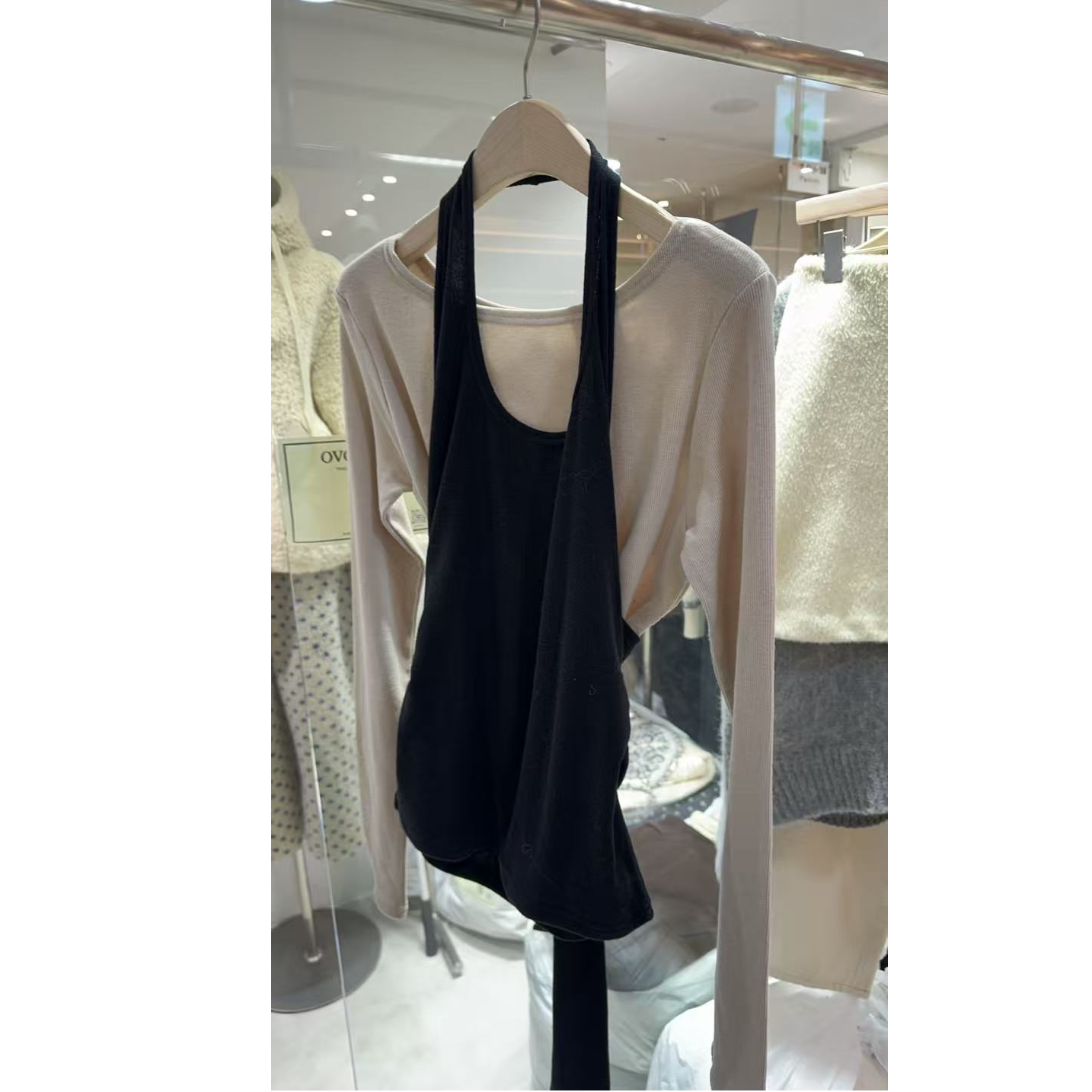 挂脖-NO退换 接受再拍 M-O-5G15 外搭T恤时尚气质