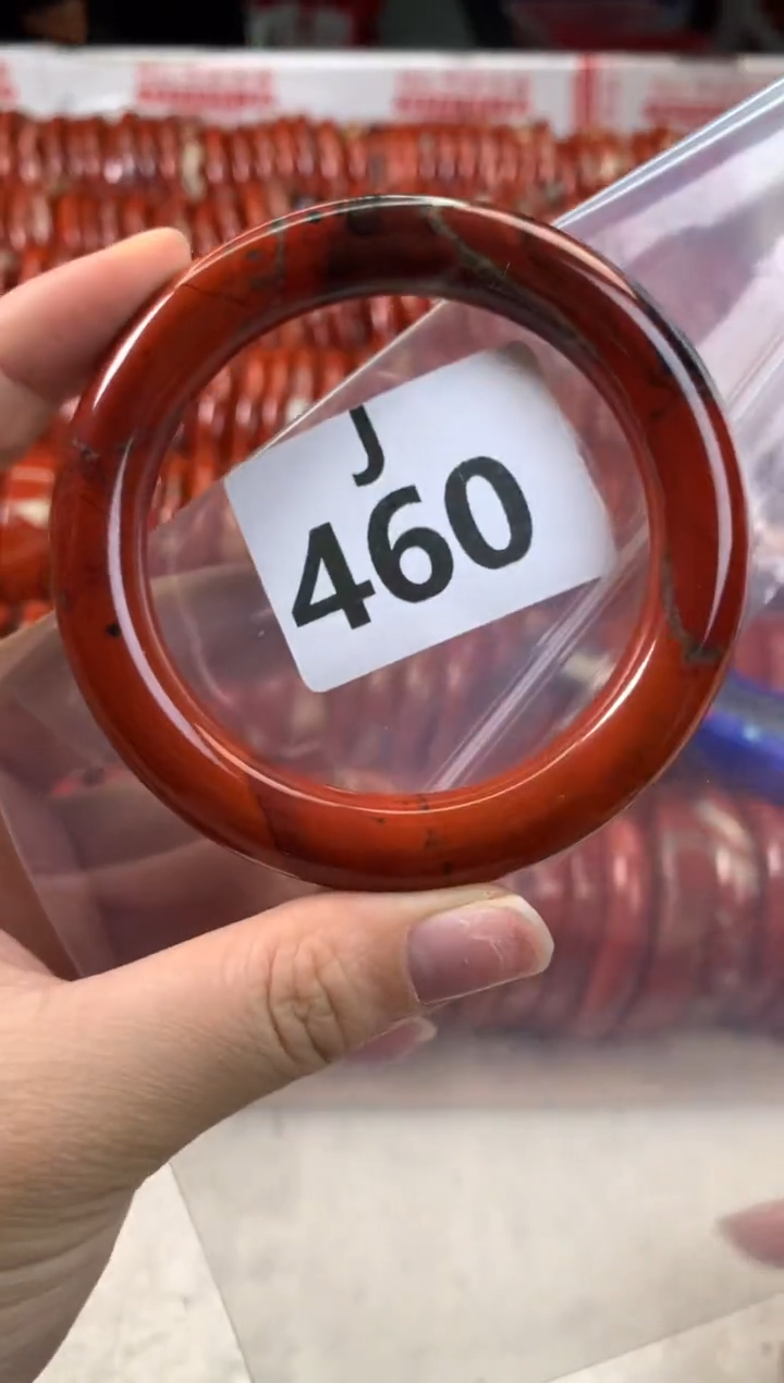 【闪购商品】碧石红碧石手镯J未镶嵌460-57