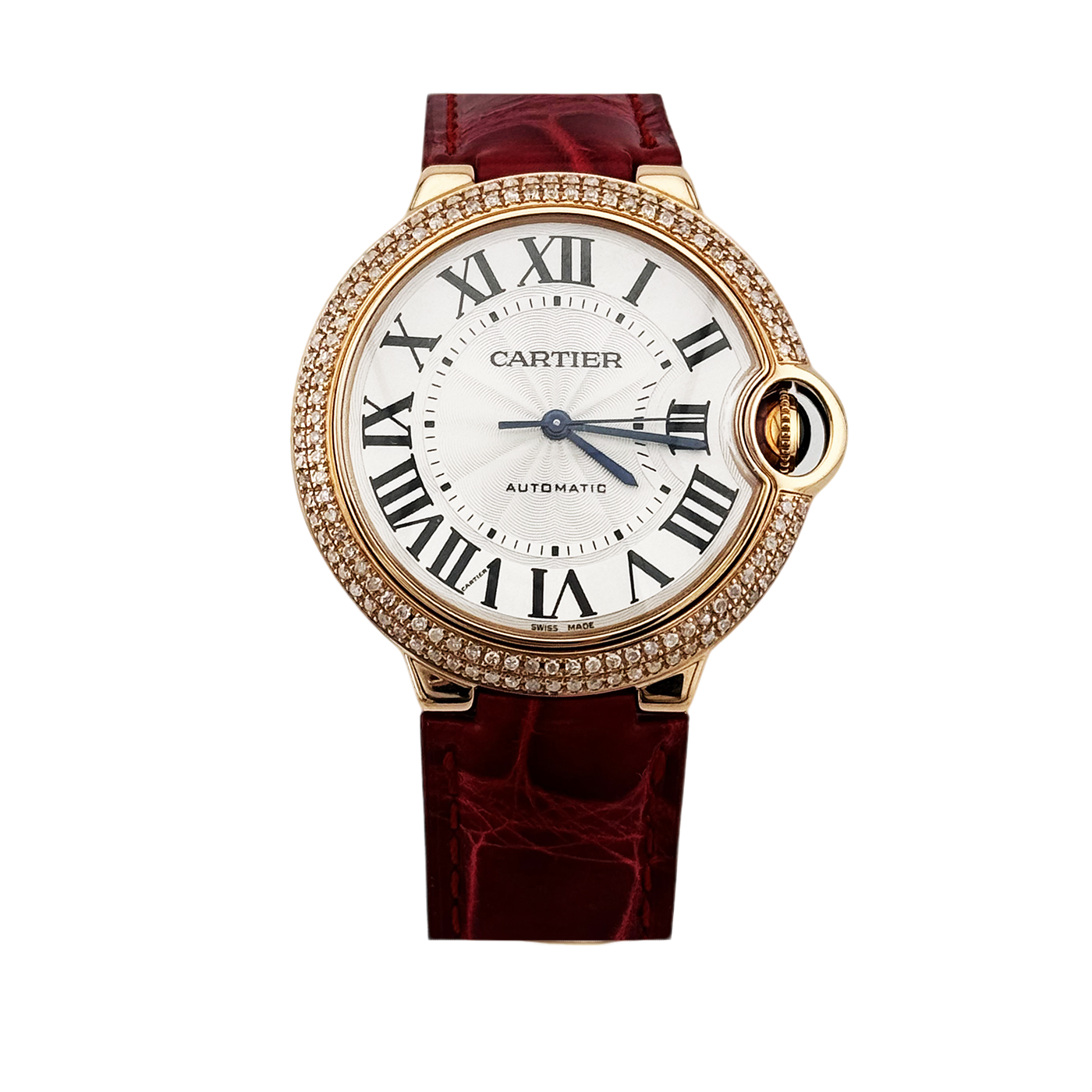 99新 Cartier/卡地亚 蓝气球系列W6920069 33后钻机械款手表 单表