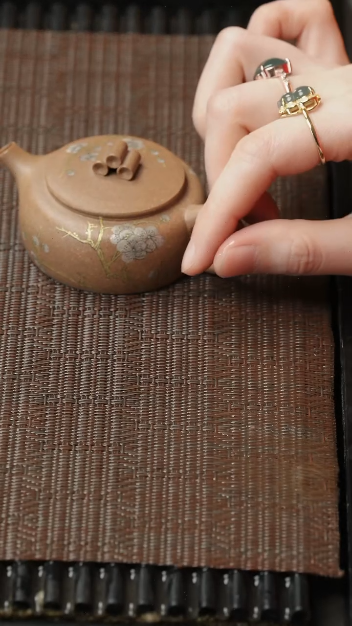 【闪购商品】紫砂茶壶五堂  颜回梅花