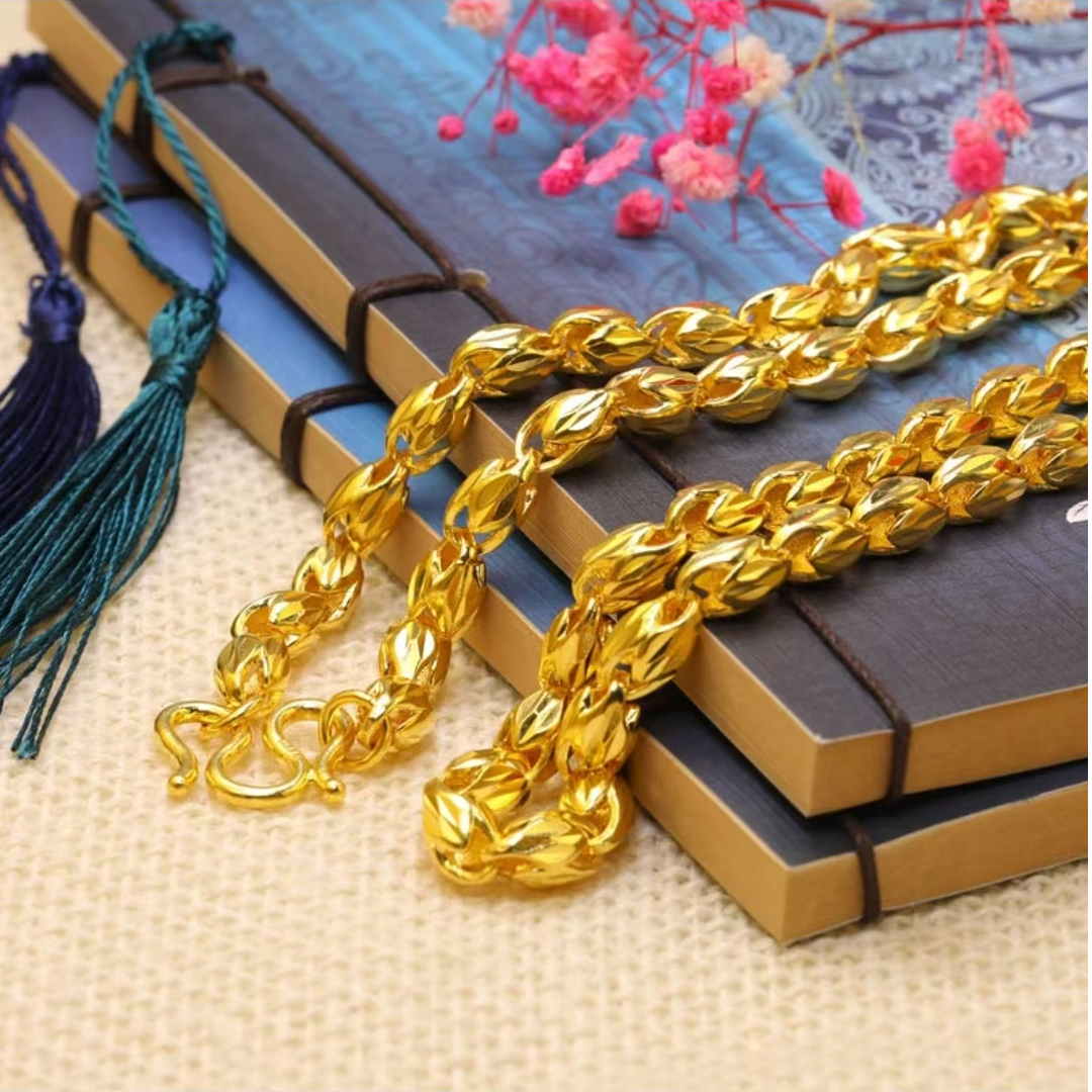 链子足银 链子足银 郁金香项链 