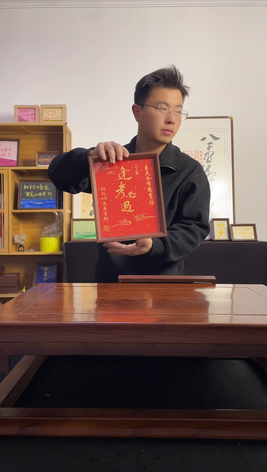 书法憨****⊙手写手绘书法摆台逢考必过