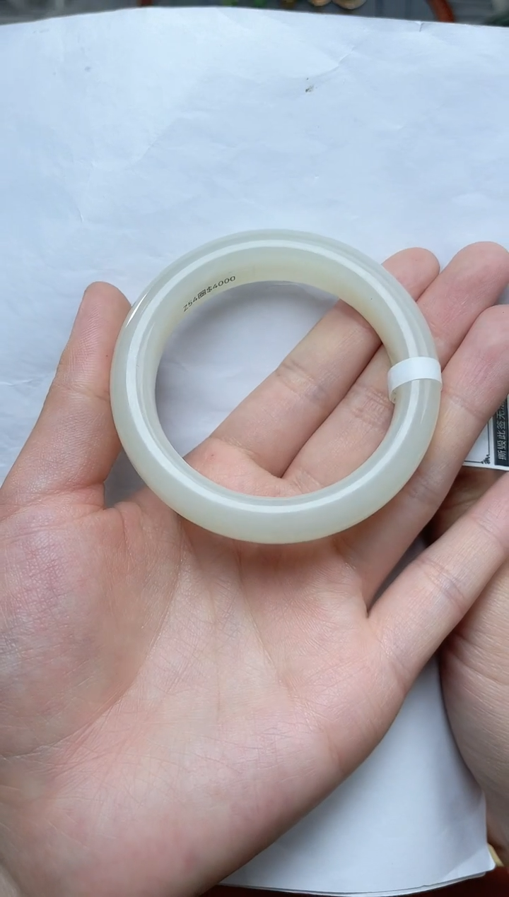 【闪购商品】和田玉手镯未镶嵌54圈口06