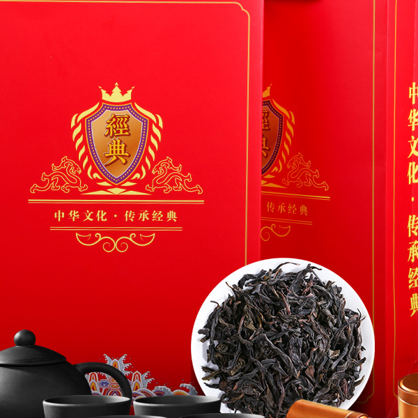 送茶具1壶4杯大红袍 乌龙茶茶叶 2025年新茶 【经典】