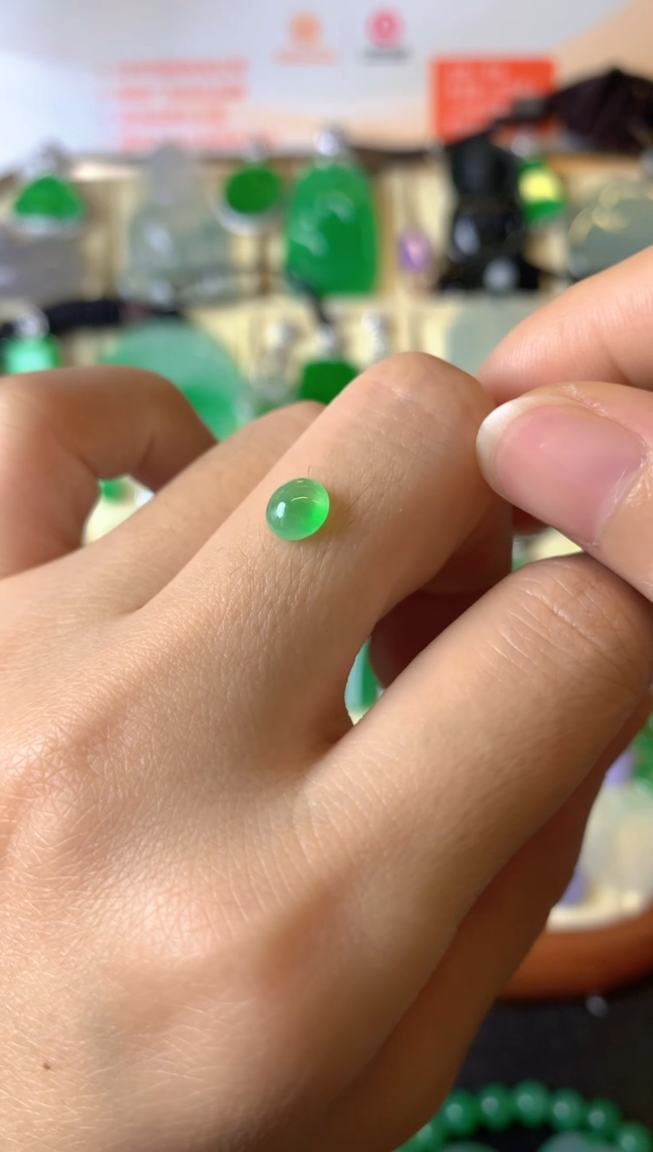 【闪购商品】定制翡翠未镶嵌1裸玉（客户意向镶嵌）