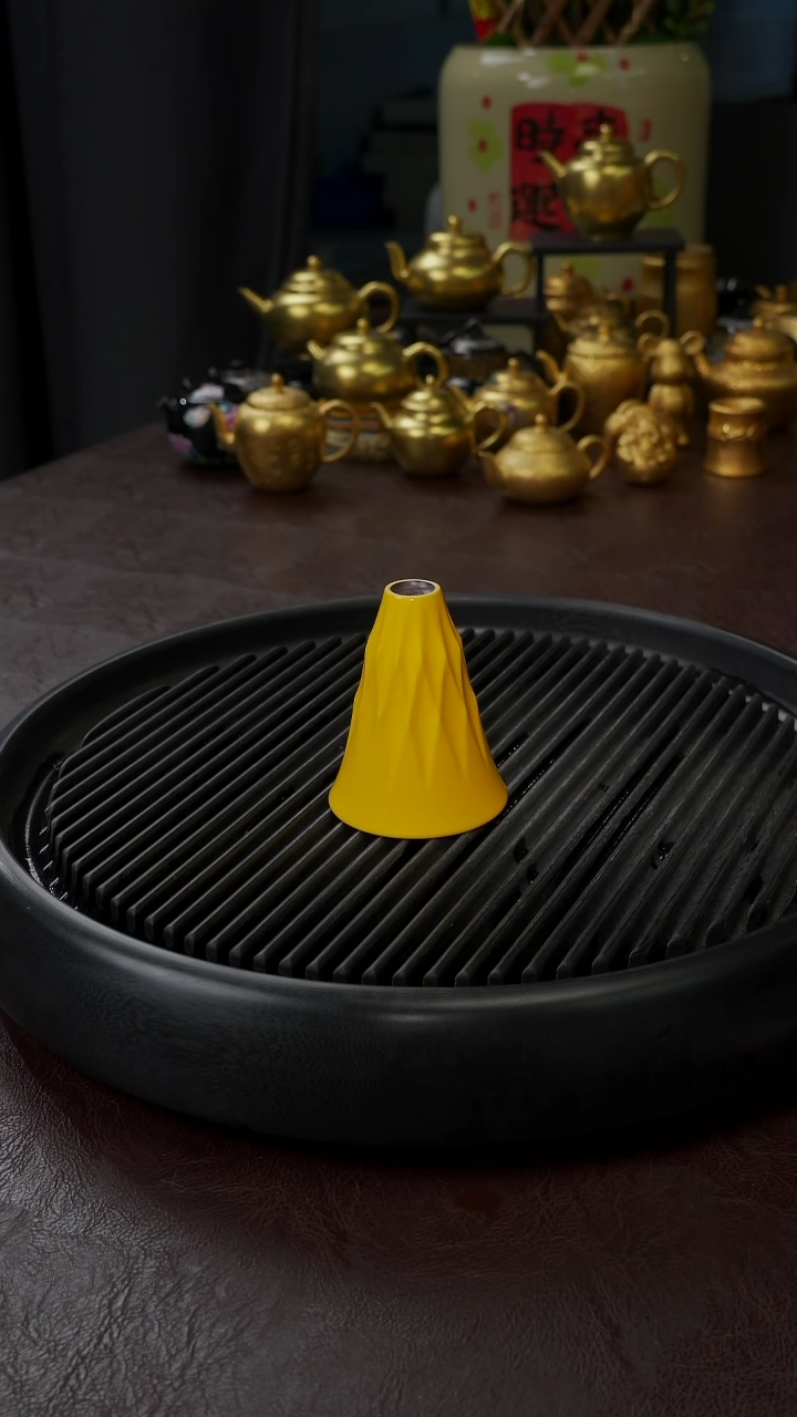 【闪购商品】杯【宜景窑帝王黄鎏金系列】杯子