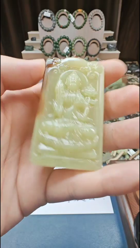 颈饰未镶嵌和田玉可**乐多样性发货拍一发一