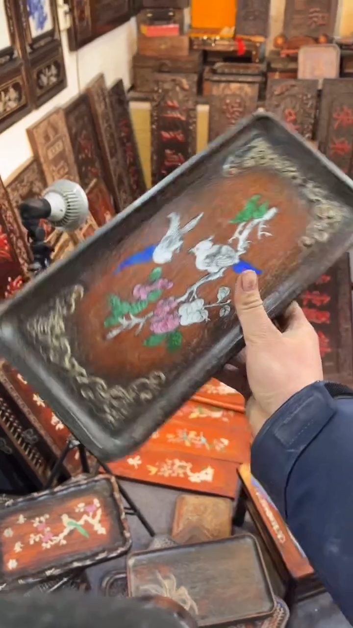 【闪购商品】非洲紫檀（红花梨）赏盘