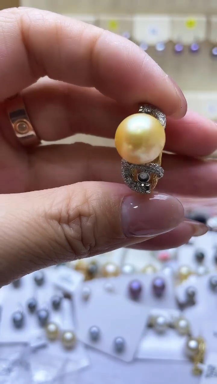 【闪购商品】海水珍珠戒指银S925镶嵌2