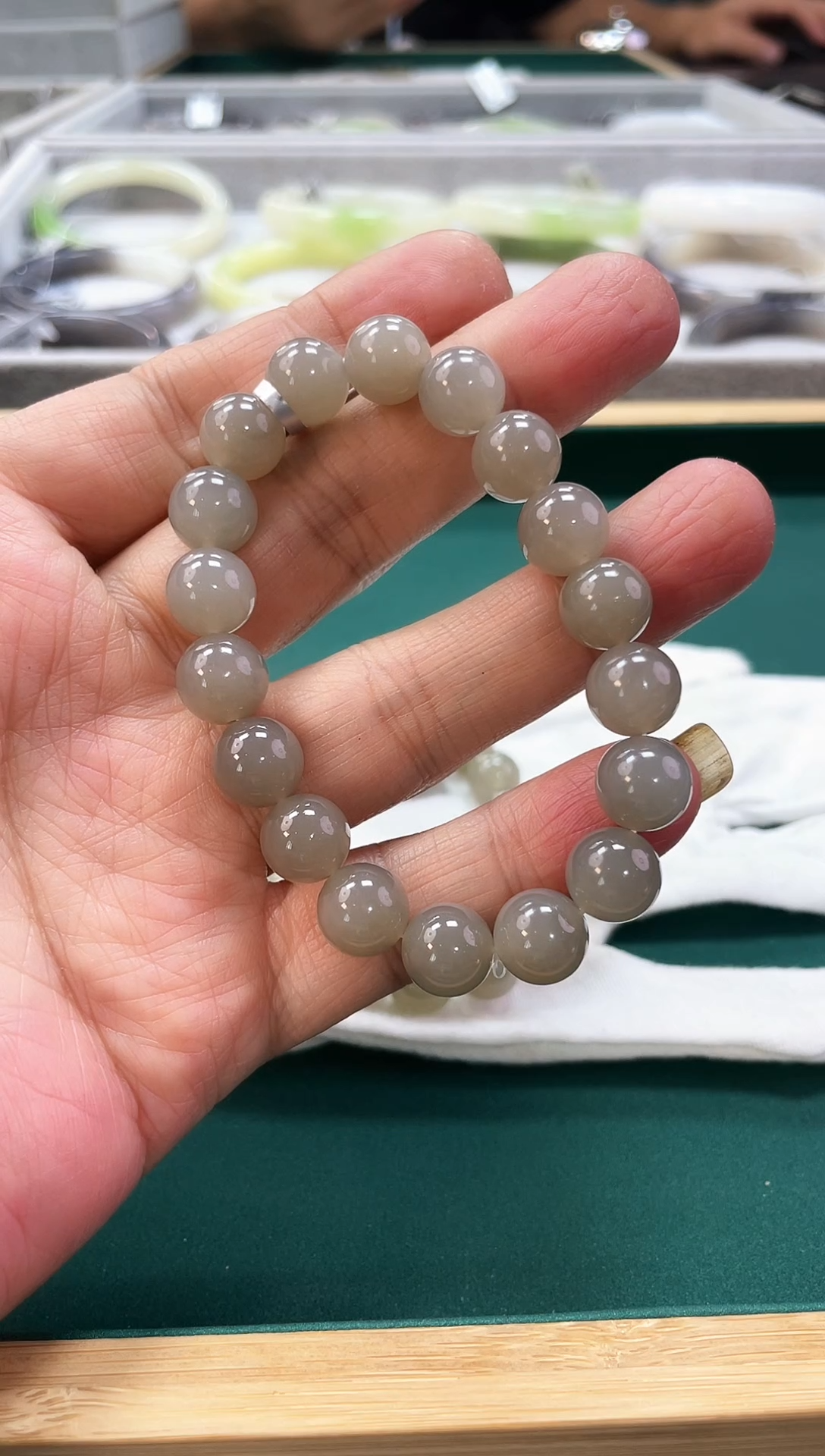 【闪购商品】和田玉手链未镶嵌8206和田玉圆珠手串