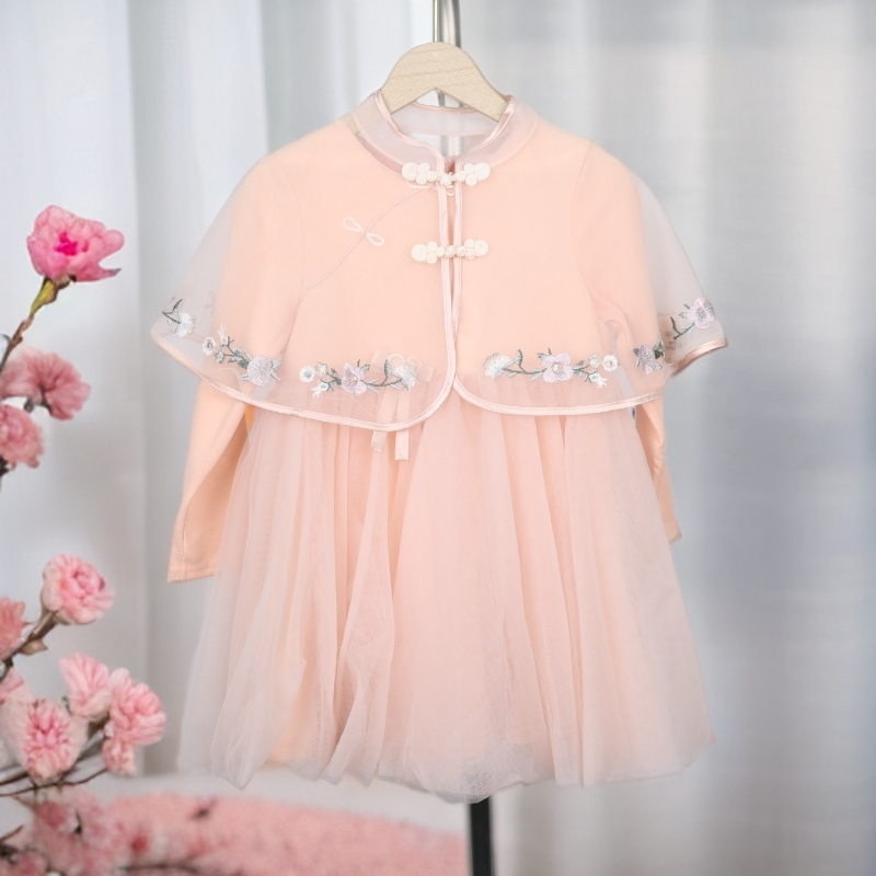 F11-641才女童春秋中国风连衣裙(T248280915)