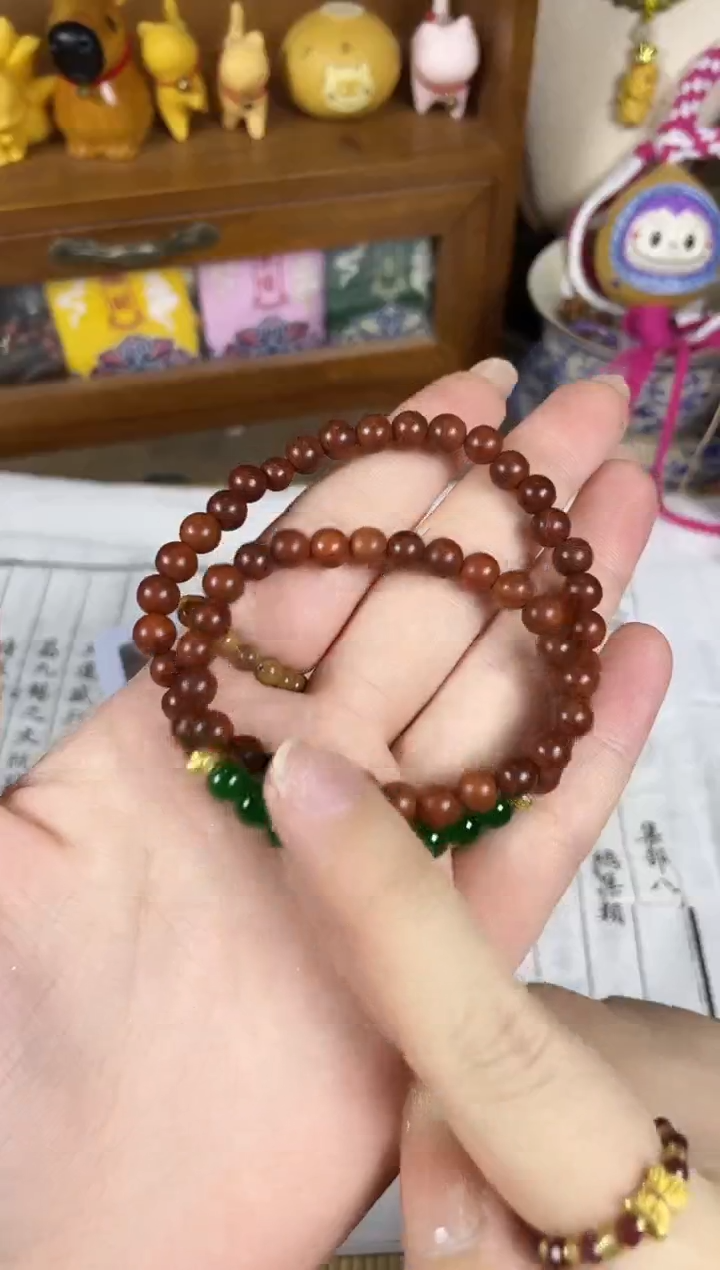 非洲檀香手串/手链菩提木质玉石手串/多发性其一/不带盒子