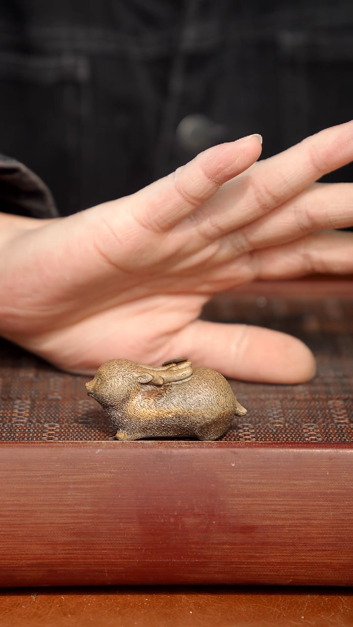 陶瓷奢瓷/瑞寅柴烧茶器（茶宠）微瑕233