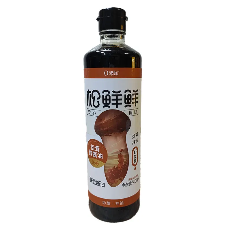 松鲜鲜松茸金标鲜酱油 500ml/瓶