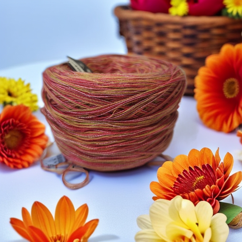 春夏新款亮丝棉麻混纺手工编织毛线透气亲肤手编线钩针棒针毛线团