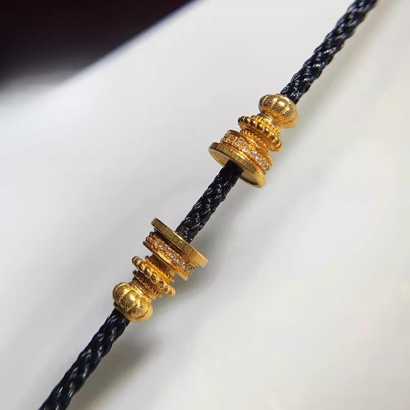 镀18K万能轴天眼挂绳万向轴手工DIY两边配饰片吊坠配饰首饰