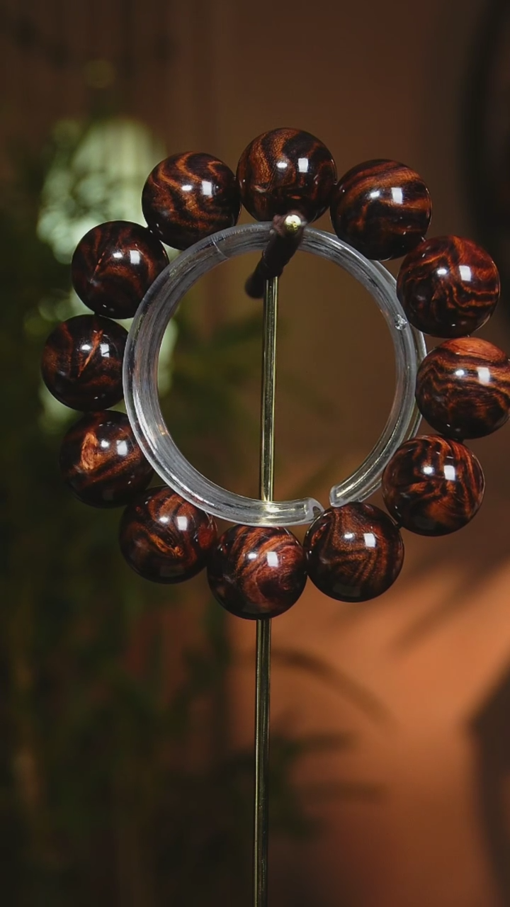 【闪购商品】黄花梨/降香黄檀手串/手链海南黄花梨2.0cm瘤疤