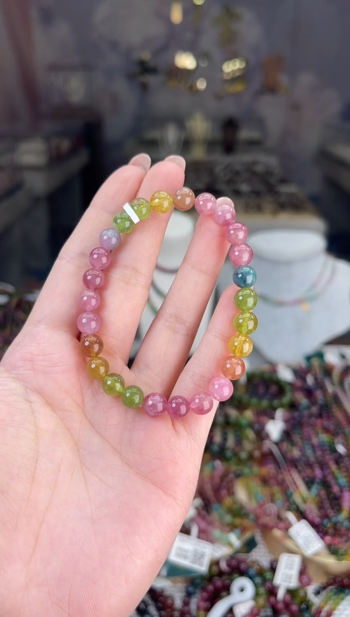 【闪购商品】碧玺/未镶嵌7mm+碧玺单圈多样性发货