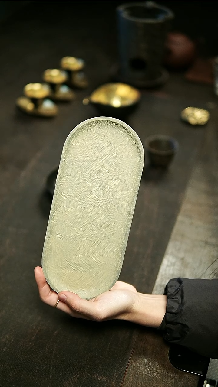 【闪购商品】林涧木胎大漆壶承