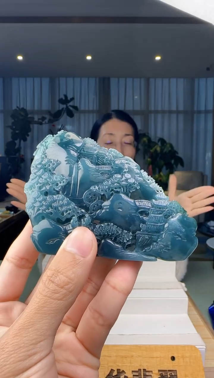 【闪购商品】翡翠摆件未镶嵌底座XM@@WS1WX30442