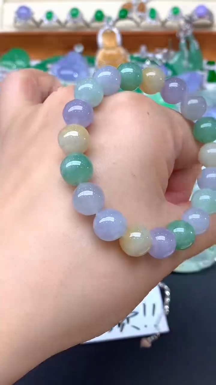 【闪购商品】翡翠手串未镶嵌274-天然翡翠