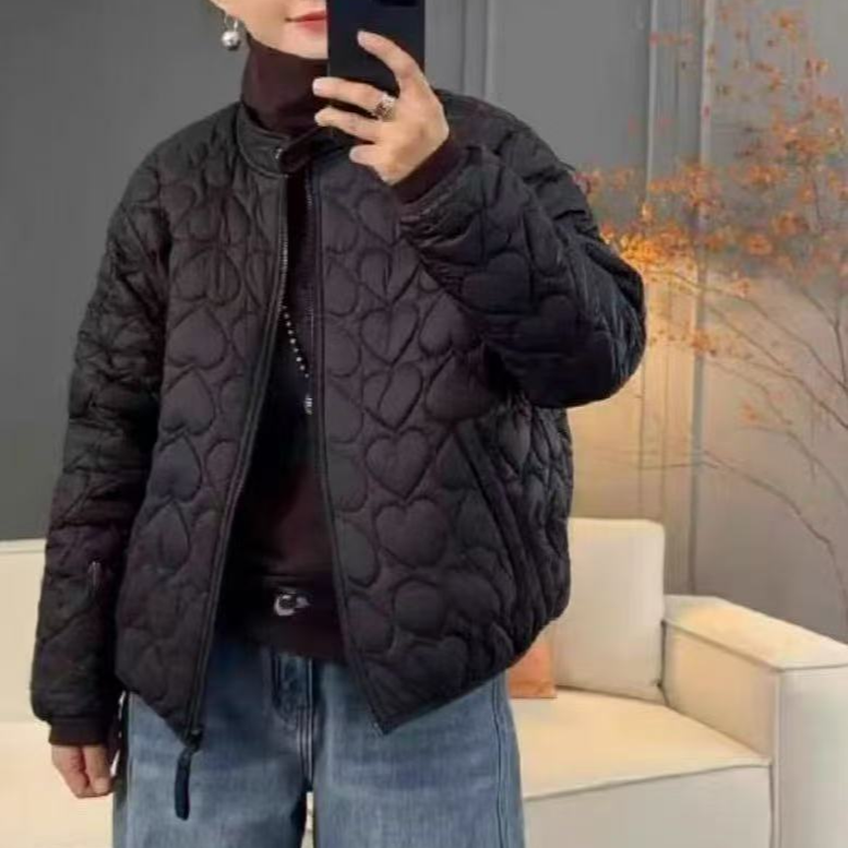 18821-3新款冬季加绒两面穿时尚棉服