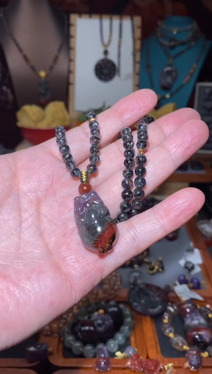 【闪购商品】水晶极光貔貅套链未镶嵌极光23