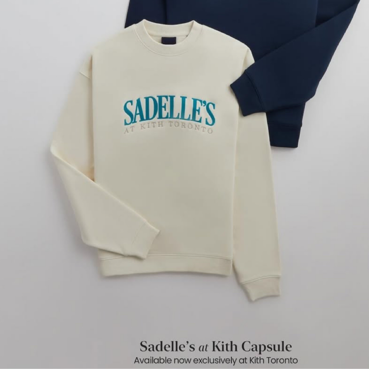 【官方正品】Kith x Sadelle 联名圆领套头长袖卫衣