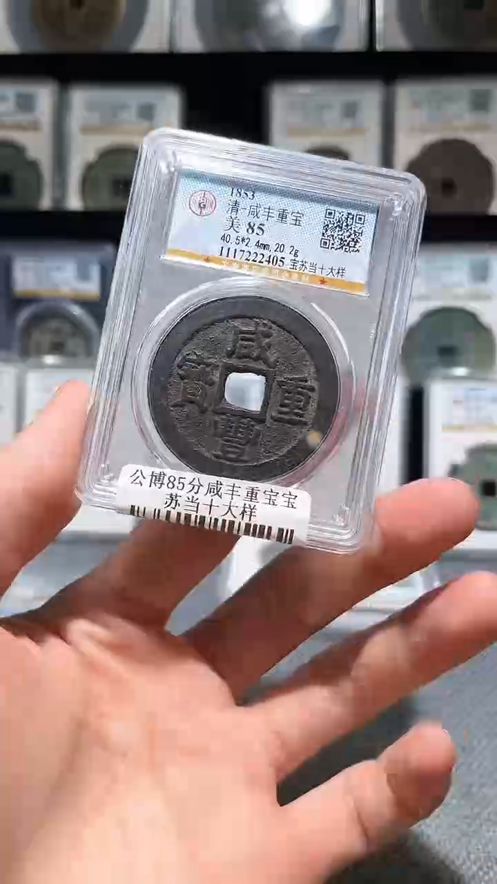铜A295公博85分咸丰重宝苏大样2405