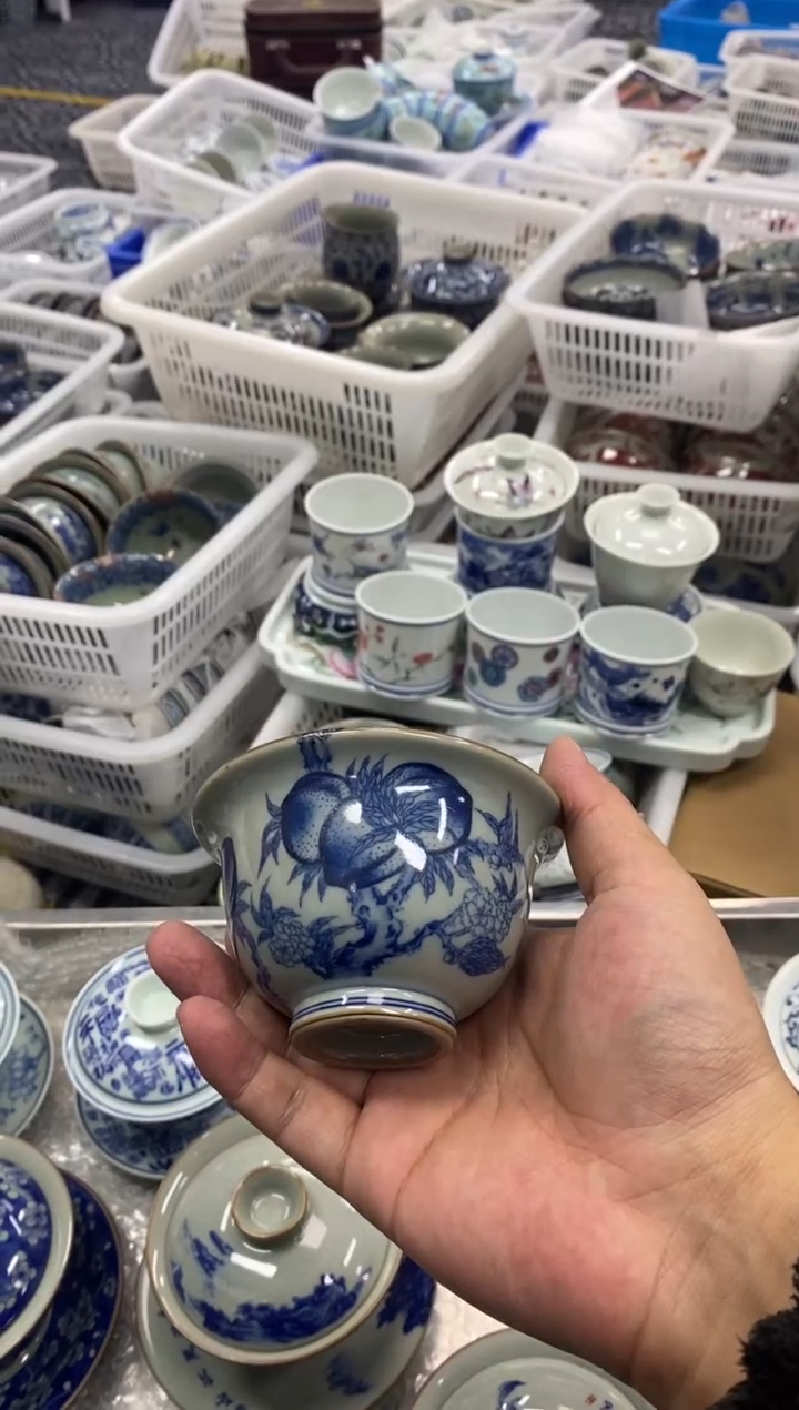 摆件陶景德陶瓷茶具容量约100