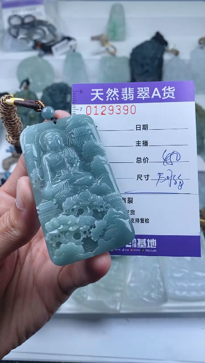【闪购商品】翡翠颈饰未镶嵌         390